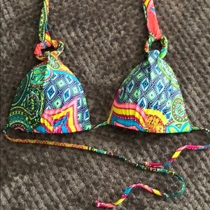 LULI Fama triangle bikini top
